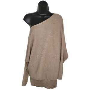 Banana Republic Nwt Champagne Toast Shine Off-Shoulder Sweater Medium